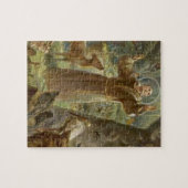 St Francis von Assisi umgab durch Tiere Puzzle (Horizontal)