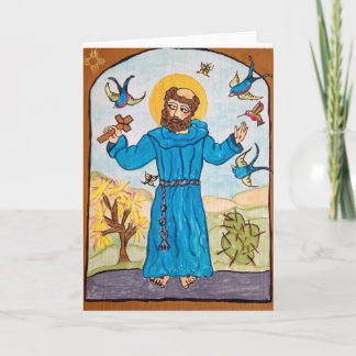 St Francis von Assisi vom ursprünglichen Retablo Karte