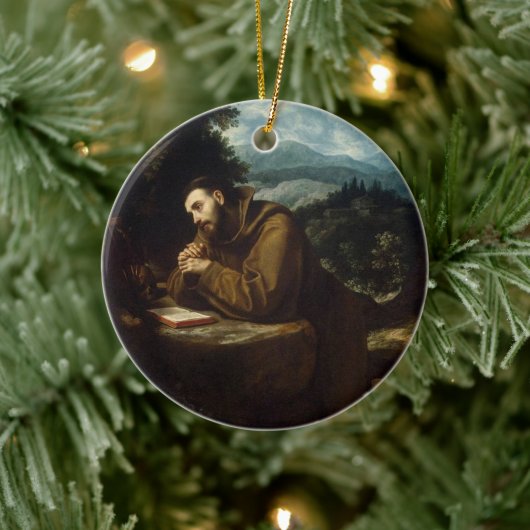 St. Francis von Assisi von Cigoli Keramik Ornament (Baum)
