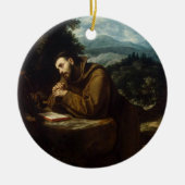St. Francis von Assisi von Cigoli Keramik Ornament (Vorne)