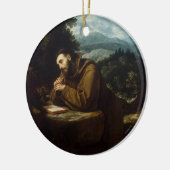 St. Francis von Assisi von Cigoli Keramik Ornament (Links)