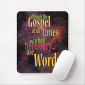 St Francis von Assisi-Zitat Mousepad (Mit Mouse)