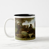 St Francis von Assisi Zweifarbige Tasse (Links)
