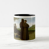 St Francis von Assisi Zweifarbige Tasse (Mittel)