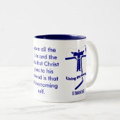 St Francis von Assisi Zweifarbige Tasse (VorderseiteRechts)