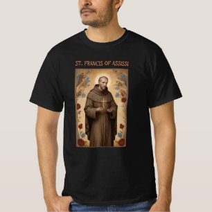 St. Francis von Assissi römisch-katholisches Gesch T-Shirt