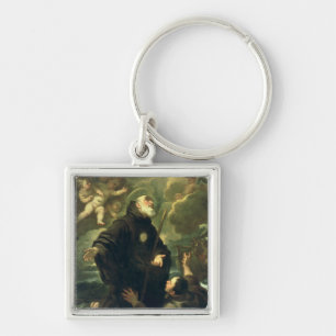 St Francis von Paola, 1416-1507) Schlüsselanhänger