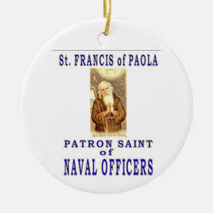 St. FRANCIS von PAOLA Keramikornament