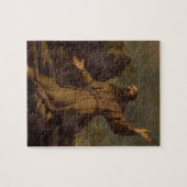 St Francis, welches die Schanden empfängt Puzzle (Horizontal)