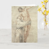 St Francis, welches die Welt und die Umfassung Karte (Gelbe Blume)