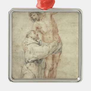 St Francis, welches die Welt und die Umfassung Ornament Aus Metall