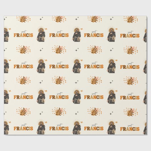 St. Francis Wrapping Paper Geschenkpapier (Flach)