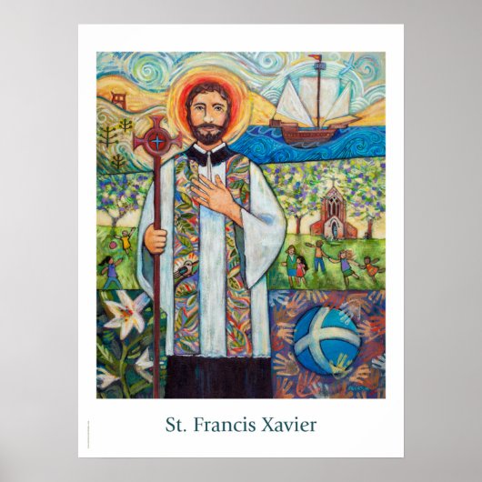 St. Francis Xavier Katholisches Poster (Vorne)