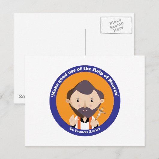 St. Francis Xavier Postkarte (Vorne/Hinten)
