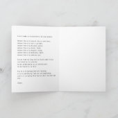 St- Francisgebets-Gruß-Karte Karte (Innenseite)