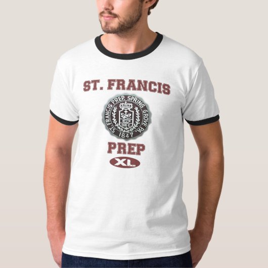 St- Francisvorbereitung Turnhalle-Ähnliche T T-Shirt (Vorderseite)