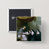 St. Francois de Sales Giving die Regel Button (Vorne & Hinten)