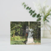 St. Francs und der Wolf von Gubbio Postkarte (Stehend Vorderseite)