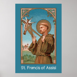 St. Franz von Assisi, Pater Seraphicus (SAU 040) Poster