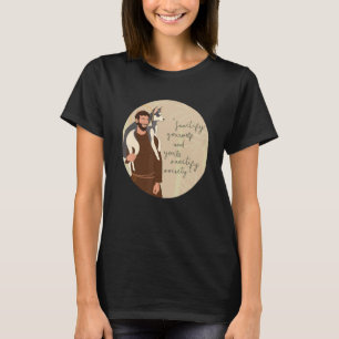 St. Franz von Assisi Schutzpatron der Tiere Katho T-Shirt