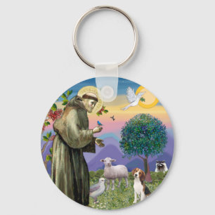St. Franziskus - Beagle 1 Schlüsselanhänger