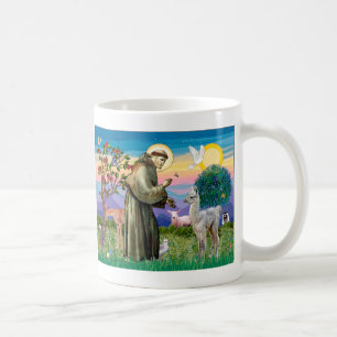 St. Franziskus und Llama-Baby Kaffeetasse