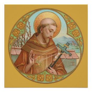 St. Franziskus von Assisi (BK 002) Poster