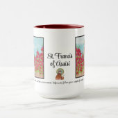 St. Franziskus von Assisi farbenfrohe Geschenke Tasse (Zentrum)