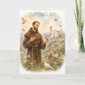 St. Franziskus von Assisi - Gebet für die Liebe zu Karte