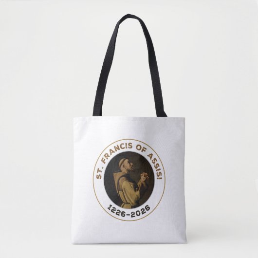 St. Franziskus von Assisi-Geschenkartikel Tasche (Vorderseite)