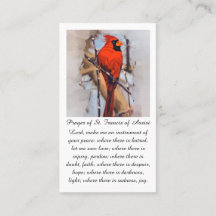 St. Franziskus von Assisi in Rot Orange Blau Gebet