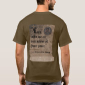 St. Franziskus von Assisi OFS T-Shirt (Rückseite)