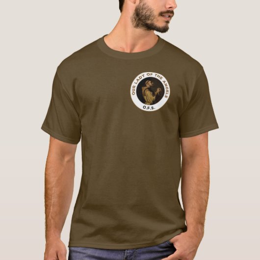 St. Franziskus von Assisi OFS T-Shirt (Vorderseite)