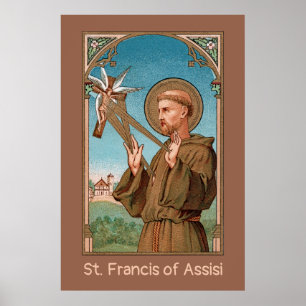 St. Franziskus von Assisi, Pater Seraphicus (SAU 0 Poster
