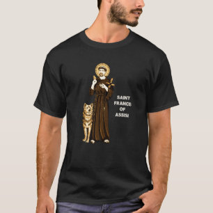 St. Franziskus von Assisi Schutzpatron der Tiere C T-Shirt