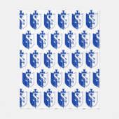 St. Frederick-Logo Fleecedecke (Vorderseite)