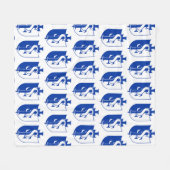 St. Frederick-Logo Fleecedecke (Vorderseite (Horizontal))