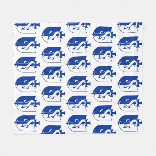 St. Frederick-Logo Fleecedecke (Vorderseite (Horizontal))