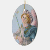 St. Gabriel der Erzengel (Detail; M 017) Keramik Ornament (Links)