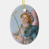 St. Gabriel der Erzengel (Detail; M 017) Keramik Ornament (Hinten)