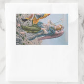 St. Gabriel der Erzengel (Detail; M 017) Rechteckiger Aufkleber (Tasche)