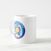 St Gabriel der Erzengel Kaffeetasse (Vorderseite Links)