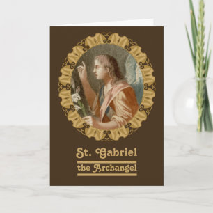St Gabriel der Erzengel (M11) Leere Grußkarte Karte