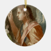 St. Gabriel der Erzengel (M 011) Keramik Ornament (Vorne)