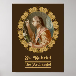 St. Gabriel der Erzengel (M 011) Poster