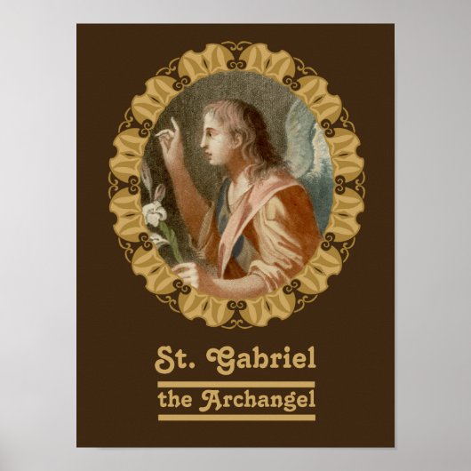 St. Gabriel der Erzengel (M 011) Poster (Vorne)