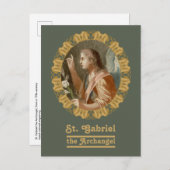 St. Gabriel der Erzengel (M 011) Postkarte (Vorne/Hinten)