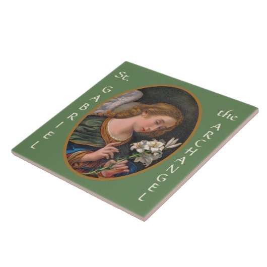 St. Gabriel der Erzengel (M 035) Fliese (Seite)