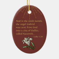 St. Gabriel der Erzengel (M 035) Keramik Ornament