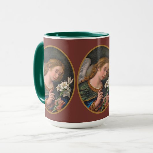 St. Gabriel der Erzengel (M 035) Tasse (Vorderseite Links)